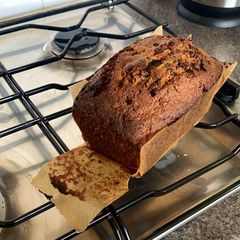 A picture of Chocolate chip banana bread.