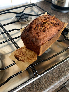 A picture of Chocolate chip banana bread.