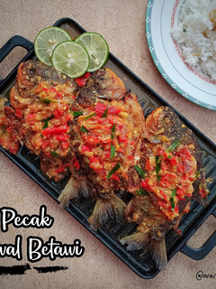 Foto resep Pecak Ikan Bawal Khas Betawi