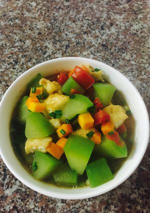 Hình của món Canh bí đao.