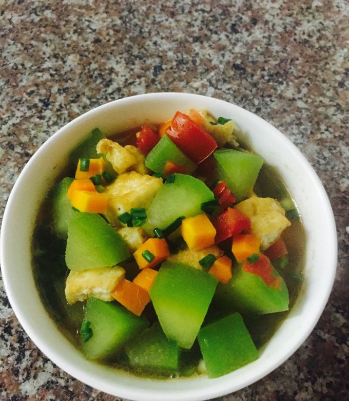 Hình của món Canh bí đao.