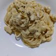 Spaghetti carbonara kuning telur