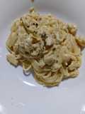 Spaghetti carbonara kuning telur