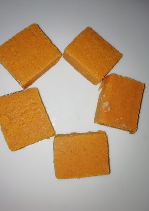 A picture of Besan Burfi.