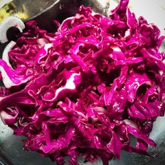 A picture of Mexican Cabbage "Slaw".