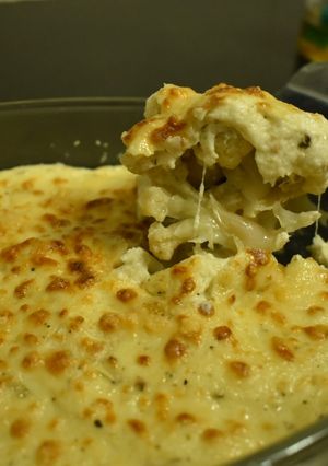 A picture of Cheesy cauliflower.