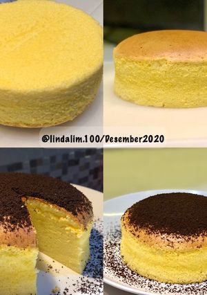 Foto resep Cotton Cake super lembut dan wangiii cuman 5 bahan