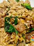 ข้าวผัดกะเพราเนื้อ