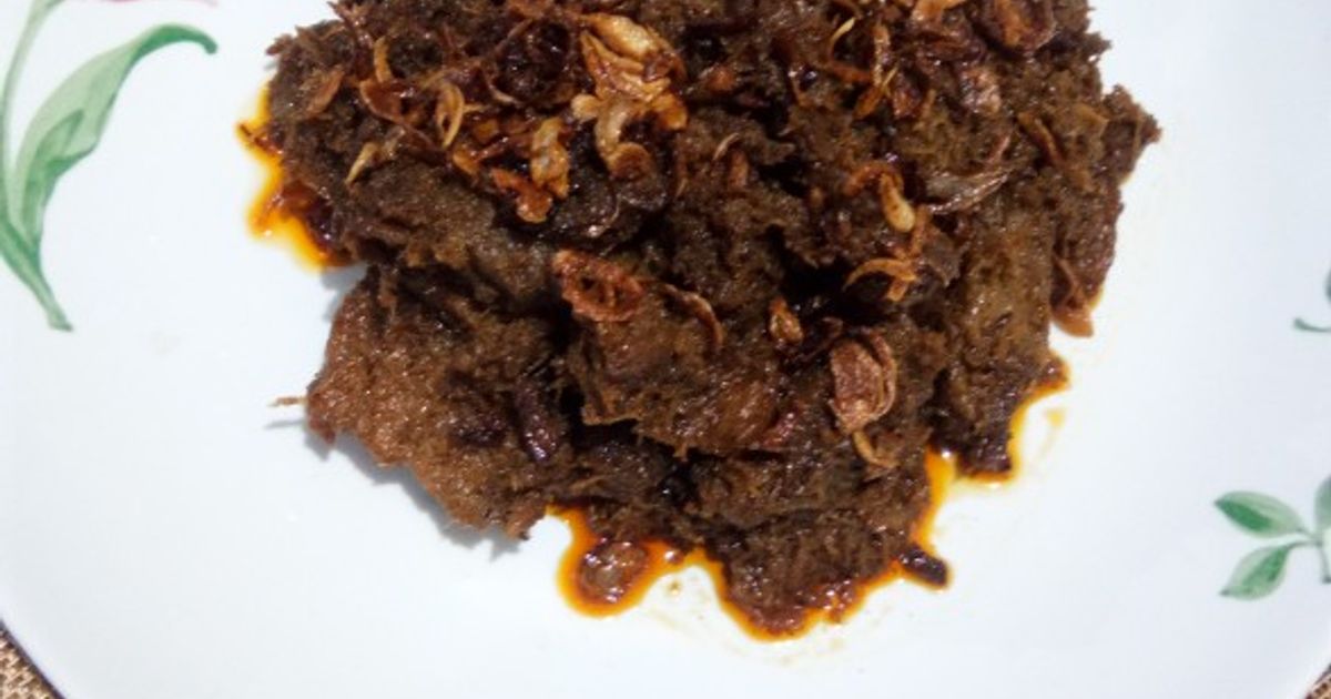 Resep Rendang Bumbu Jadi Pasar oleh Wulan Septiana - Cookpad