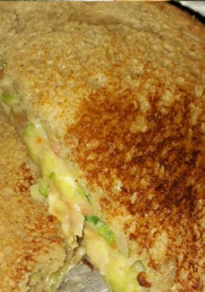 A picture of Mix veg. Mayo Sandwich.