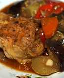 Куриные окорочка с овощами в мультиварке