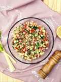 🌸 Ensalada proteica de Primavera 🌸 Full color: Quinoa, garbanzos, tomate, cebolla, pepino y apio