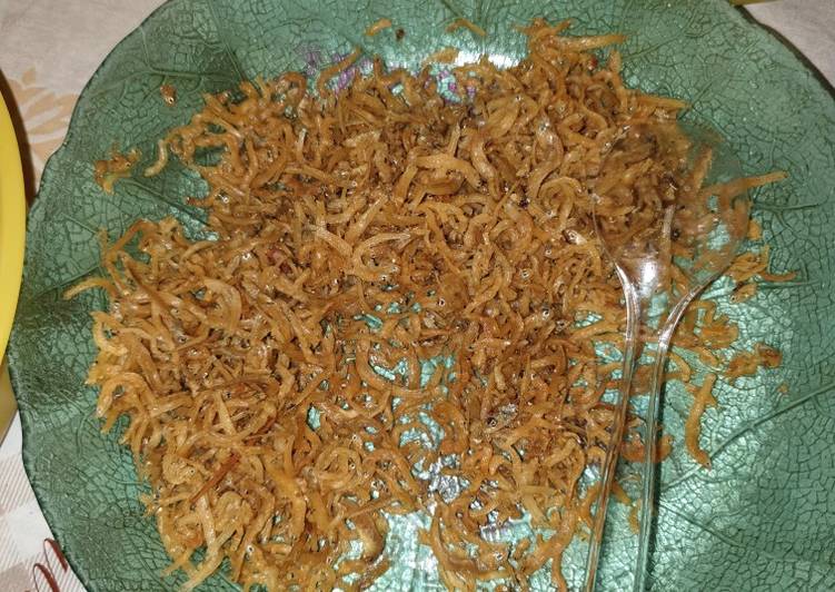 Teri Goreng Kering (kriuk kriuk)