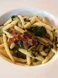 Trofie tarassaco e pancetta