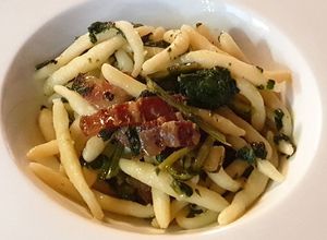 Foto di Trofie tarassaco e pancetta