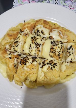 Foto resep Korean Potato Bread Mozza Nori