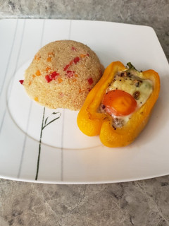 Una foto de Pimentón relleno