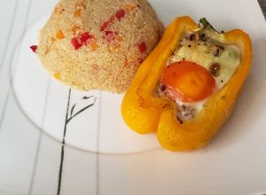 Una foto de Pimentón relleno