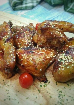 Foto resep Ayam Panggang Wijen