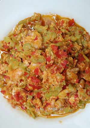 Foto resep Tumis Pedas Pare Udang