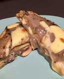 Sándwich horneado de champiñones