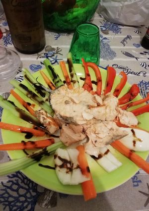 Foto di Salmone con verdure