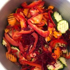 A picture of Sauted Vegetable salad.