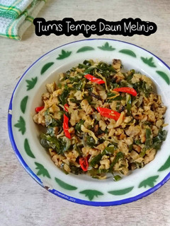 Foto resep Tumis Tempe Daun Melinjo