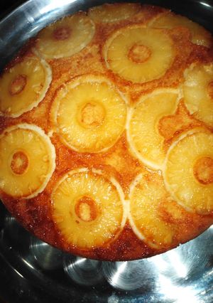 صورة لوصفة كيكة الأناناس