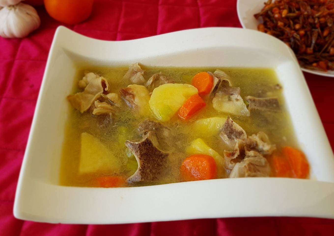 sup sayur daging