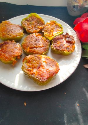शिमला मिर्च रिंग्स रेसिपी मुख्य फोटो