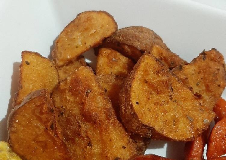 Resep Potato Wedges with Honey Mustard Sauce yang Lezat Sekali