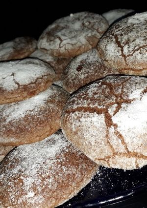 Una foto de Galletitas "cebra" de chocolate