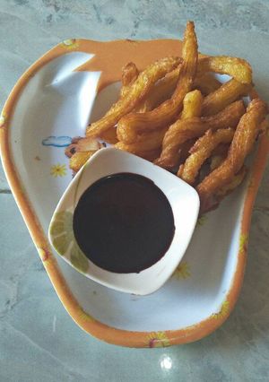 Foto resep Chuross donat spanyol ala mama azka 😃😊😄