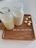 Sữa đậu xanh hạt sen mix sữa công thức