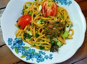 Gambar mie gomak goreng kering