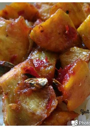 Foto resep Sambal ubi jalar ikan teri