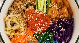 Hình ảnh món Bimbimbap (cơm trộn Hàn quốc)