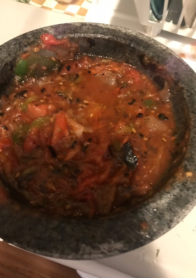 Una foto de Salsa molcajete