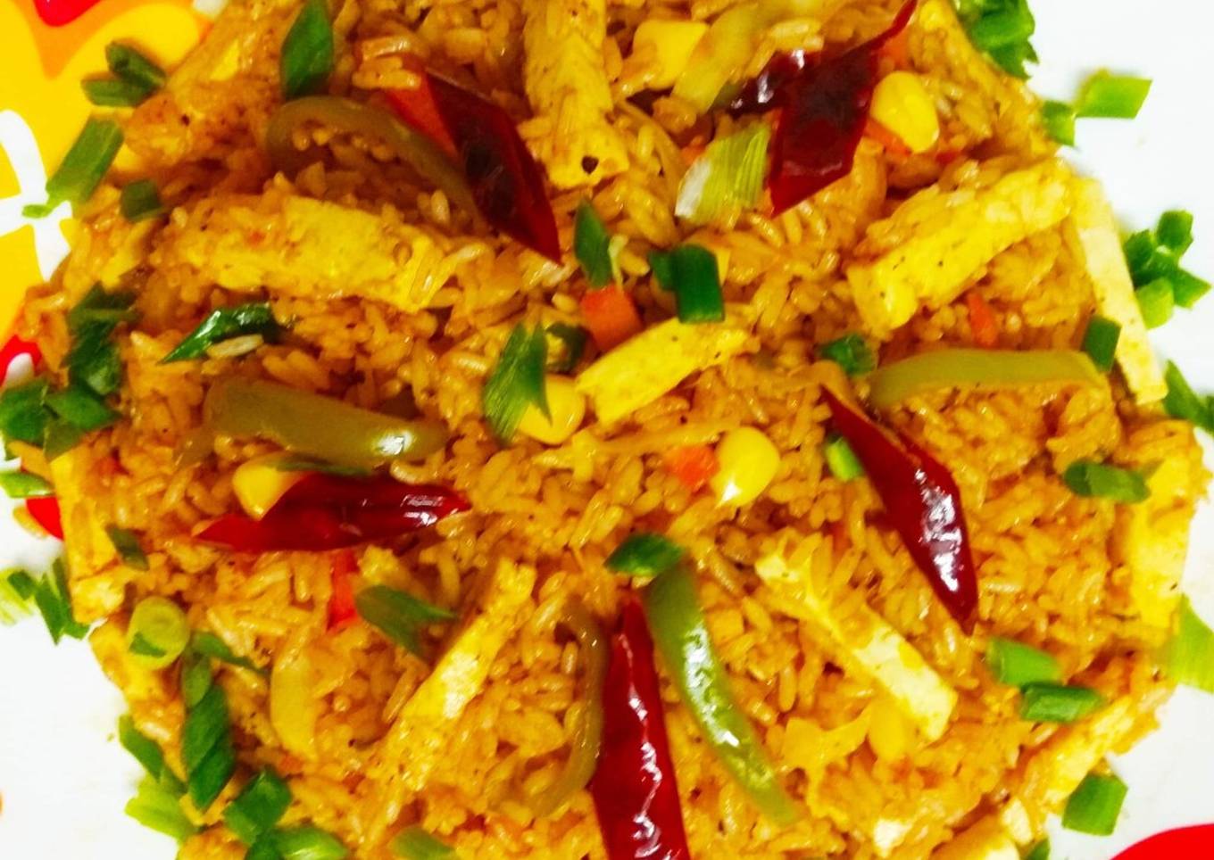 Schezwan Paneer & Veg Fried rice