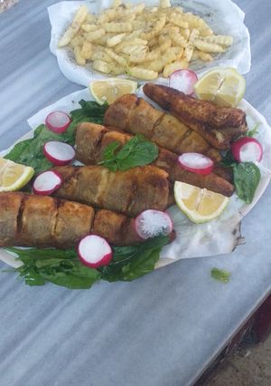 صورة لوصفة سمك مقطوع راسو