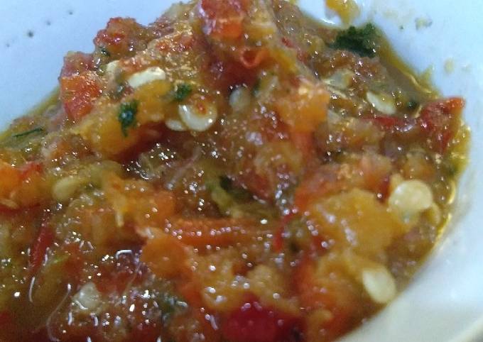 Sambel Bawang Mentah Segar