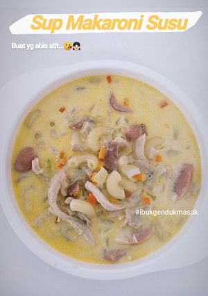Foto resep Sup Makaroni Susu