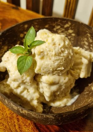 Φωτογραφία της συνταγής Vegan παγωτό cheesecake με σύκα🍦