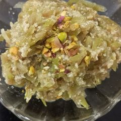 A picture of Ash gourd halwa.