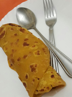 A picture of Pumpkin chapatis...