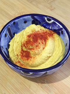 Una foto de Hummus marroquí de garbanzos