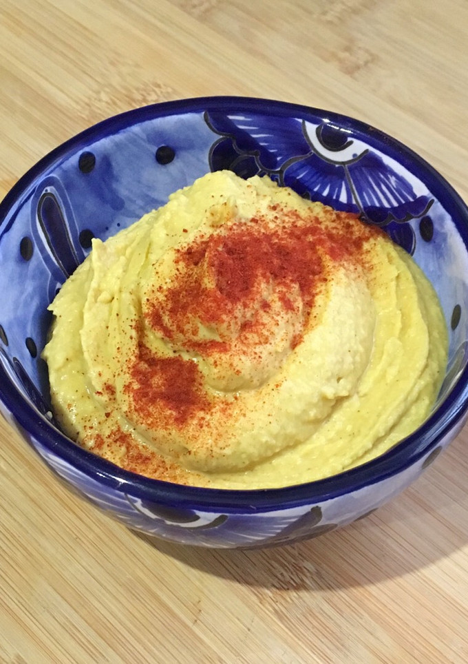 Una foto de Hummus marroquí de garbanzos