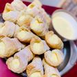 Cornulețe din foietaj cu cremă de vanilie