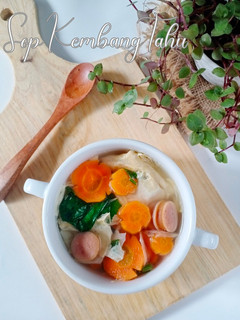 Foto resep Sop / sup kembang tahu